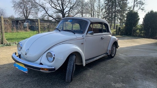 1975 Volkswagen Kever Karmann Ghia 1303 LS Cab oldtimer te koop
