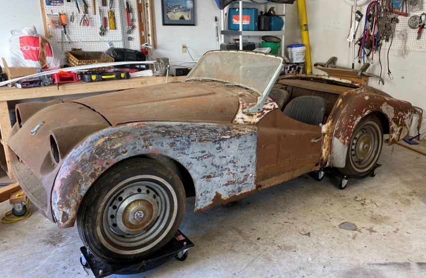 1959 Triumph TR3A oldtimer te koop
