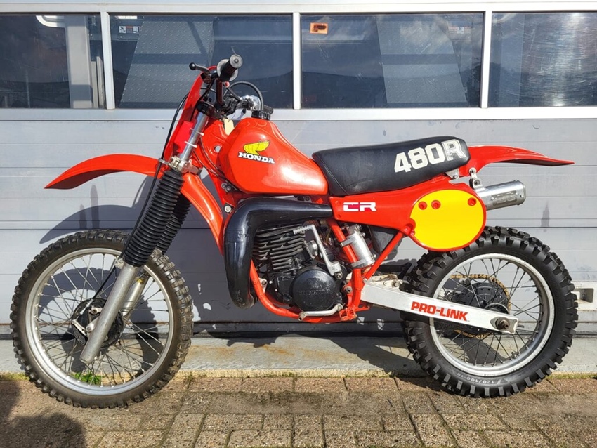 1983 Honda CR480R oldtimer motorfiets te koop